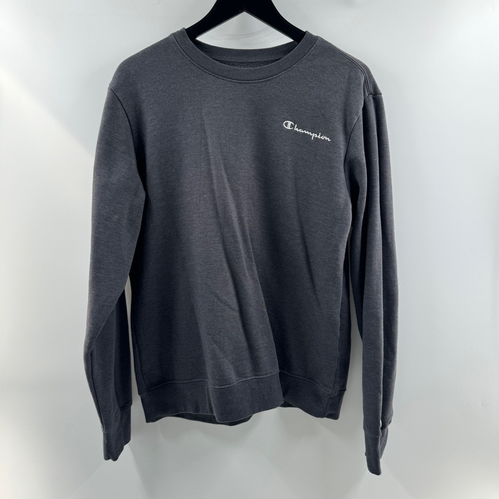Champion Medium Grey Crewneck Sweatshirt | Classic Logo | Size Medium